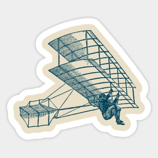 Historical plane sketch Sticker